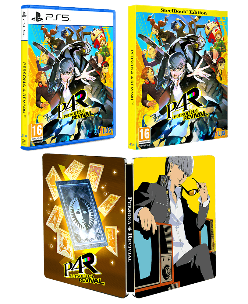 Persona 4 Revival Steelbook PS5 game cover – pre-order at BlueVault Mumbai